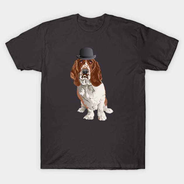 Basset Hound Dog T-Shirt for Dog Lovers T-Shirt by riin92